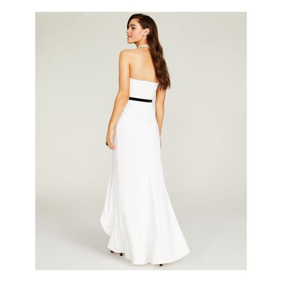 B DARLIN White Sleeveless Maxi Dress 9/10 - Picture 2 of 4